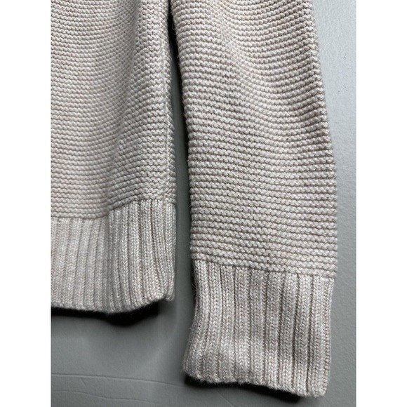 J.Crew‎ Women's Beige Long Sleeve Turtle Neck Pullover Sweater Size XS 5% Wool - Picture 2 of 14